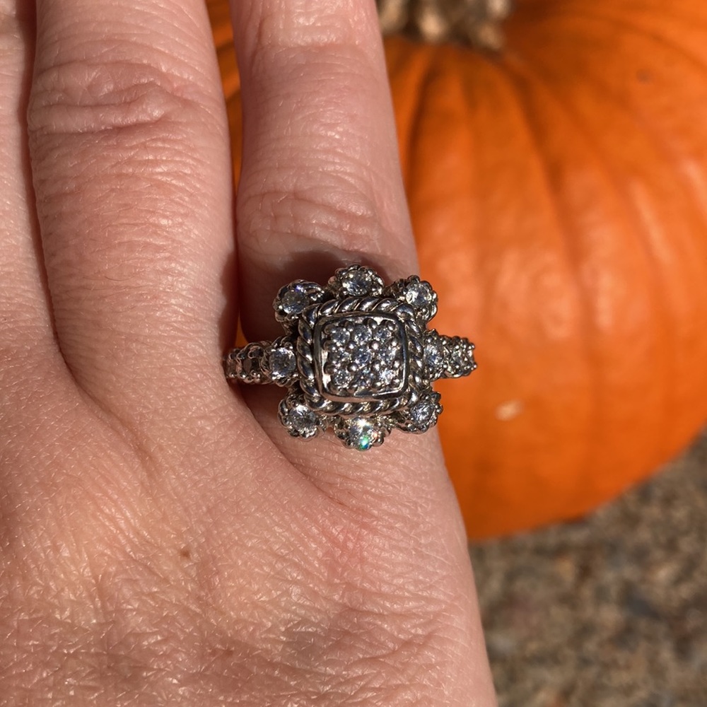 Judith Ripka Diamondique Cocktail Ring